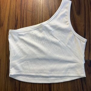 SHEIN Slit Back One Shoulder Tank
